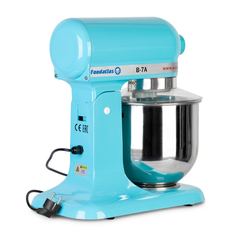 Миксер планетарный B-7A Foodatlas Eco, бирюзовый фото 1