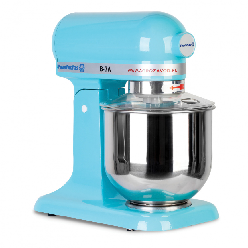 Миксер планетарный B-7A Foodatlas Eco, бирюзовый фото 4